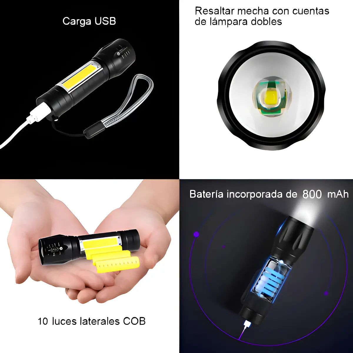 Linterna Tactica Mediana T630